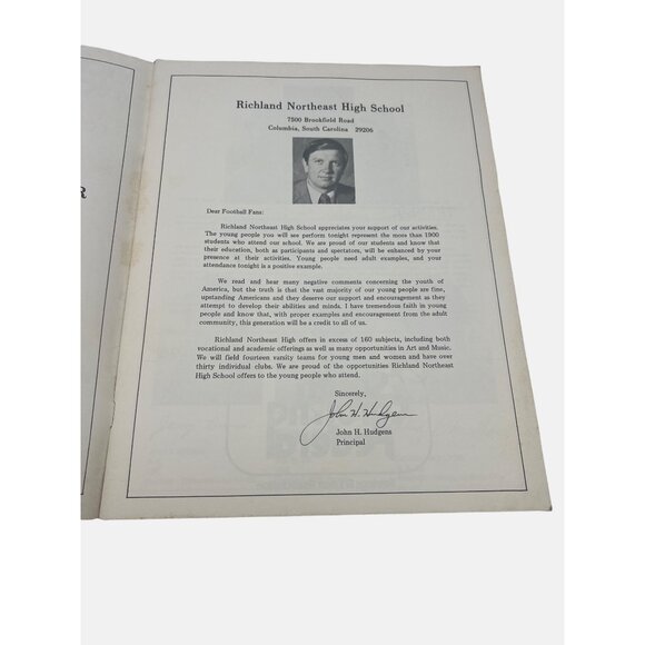 Richland Northeast Cavaliers 1979 & 1980 Football Programs High School Columbia - Picture 3 of 10